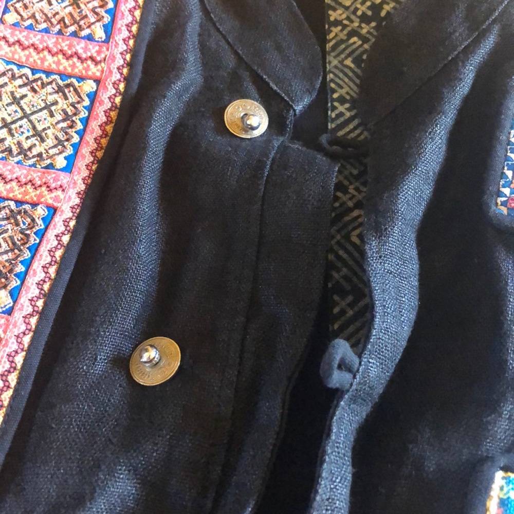 Patchwork Hemp Jacket - image 4